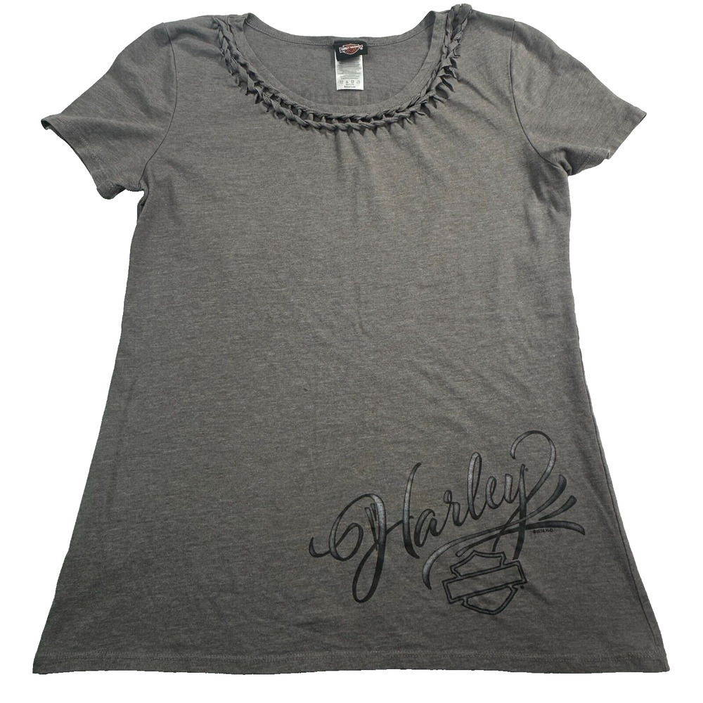 Harley Davidson Shirt Women's Medium Fargo ND Motorcycle mama bike‎ rider